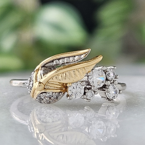 Harry Potter Golden Snitch Flying Ring, 925 Sterling Silver Charmed Aroma - Picture 5 of 7